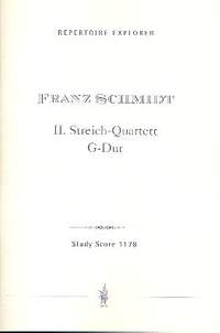 Schmidt, F: Streichquartett G-Dur Nr.2