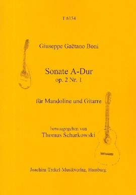 Boni, P G G: Sonate A-Dur op.2,1