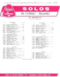 Thomé, F: Fantaisie for cornet (trumpet) or