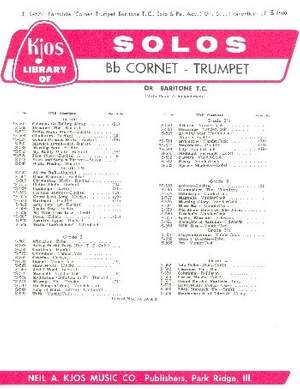 Thomé, F: Fantaisie for cornet (trumpet) or