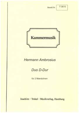 Ambrosius, H: Duo D-Dur