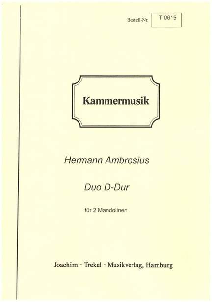 Ambrosius, H: Duo D-Dur