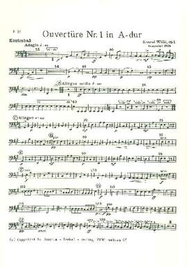 Woelki, K: Ouvertüre A-Dur Nr.1 op.1