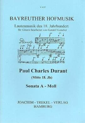 Durant, P C: Sonate a-Moll für Gitarre (Laute)