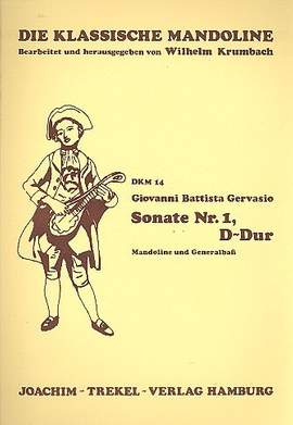 Gervasio, G B: Sonate D-Dur Nr.1