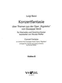 Bassi, L: Konzertfantasie über Themen aus der Oper "Rigoletto"