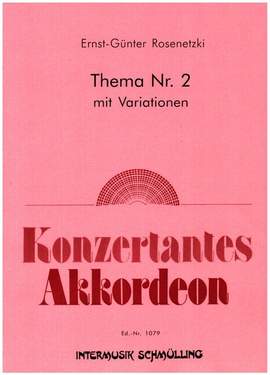 Rosenetzki, E: Thema Nr.2 mit Variationen