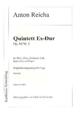 Reicha, A J: Quintett Es-Dur op.88,2 für