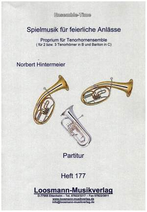 Hintermeier, N: Spielmusik für feierliche Anlässe