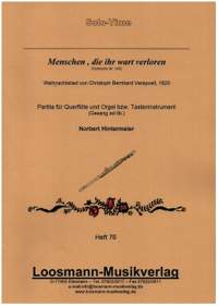 Hintermeier, N: Partita über "Menschen, die ihr wart verloren"
