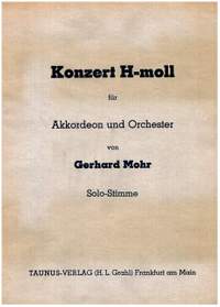 Mohr, G: Konzert h-Moll für Akkordeon und Orchester