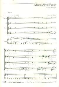 Stoiber, F J: Missa Alme Pater