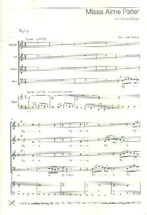Stoiber, F J: Missa Alme Pater