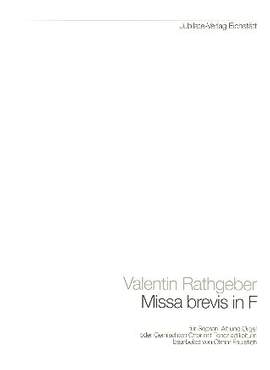 Rathgeber, J V: Missa brevis F-Dur