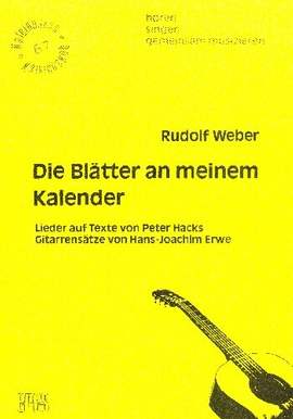 Weber, R: Die Blätter an meinem Kalender
