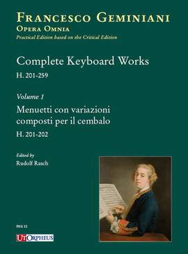 Geminiani, F: Complete Keyboard Works 1 - Menuetti with variations Vol. 1