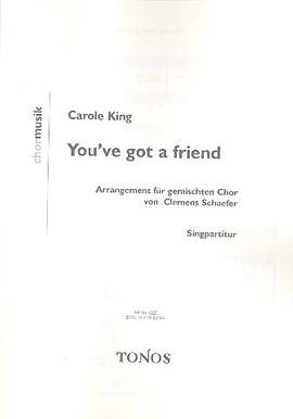King, C: You've got a friend für gem Chor a cappella