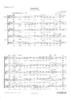 Reger, M: Nachtlied op.138