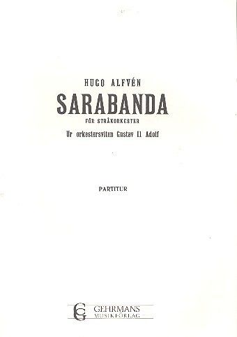 Alfvén, H: Sarabanda op.49