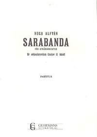 Alfvén, H: Sarabanda op.49