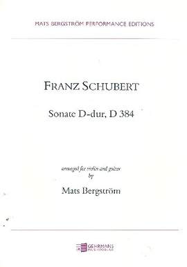 Schubert, F: Sonate D-Dur D348