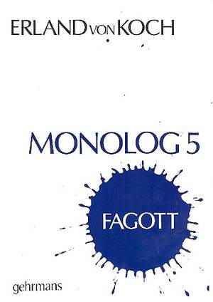 Koch, E v: Monolog 5