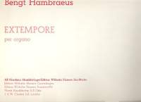 Hambraeus, B: Extempore (Hambräus)