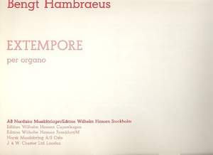 Hambraeus, B: Extempore (Hambräus)