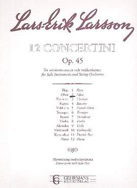 Larsson, L: Concertino op.45,2