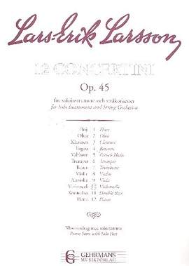 Larsson, L: Concertino op.45,10 for violoncello and string