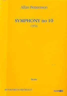 Pettersson, A: Sinfonie Nr.10