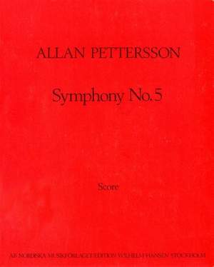Pettersson, A: Sinfonie Nr.5 Studienpartitur