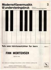 Mortensen, F: Moderne klavermusikk til undervisningsbruk op.22 Nr.2 vol.2