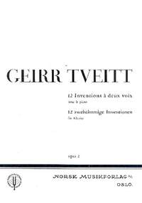Tveitt, G: 12 Inventions à 2 voix op.2