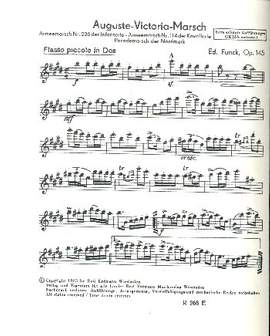 Funck, E: Auguste-Victoria-Marsch op.145
