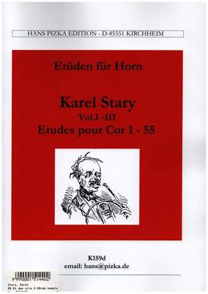 Stary, K: Etudes 1-55 vol.1-3