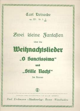 Reinecke, C: Fantasie über Stille Nacht op.221,2