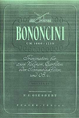 Bononcini, G B: Triosonate Nr.4