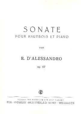 Alessandro, R d: Sonate op.67 für Oboe und