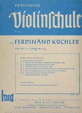 Kuechler, F: Praktische Violinschule Band 2 Heft 4