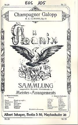 Lumbye, H C: Champagner-Galopp op.14: