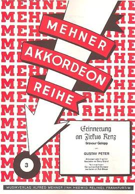 Peter, G: Erinnerung an Zirkus Renz