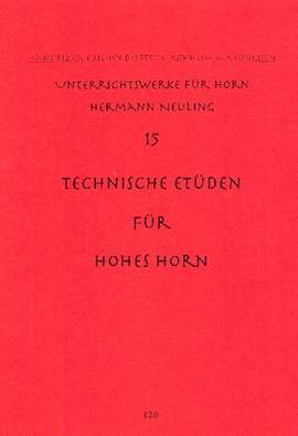 Neuling, H: 15 technische Etüden