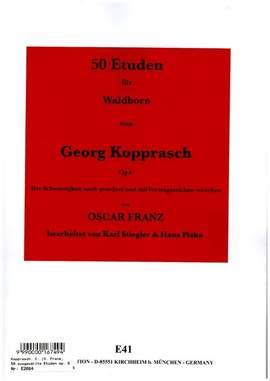 Kopprasch, G: 50 Etuden op.6