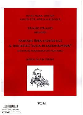 Strauß, F: Fantasie über Motive aus G. Donizettis 'Lucia di Lammermoor'