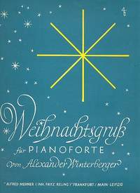 Winterberger, A: Weihnachtsgruß für Klavier