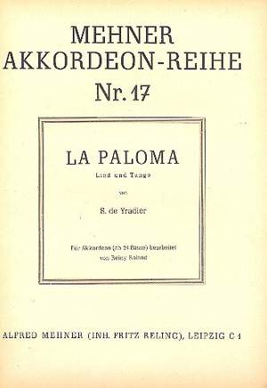 Yradier, S d: La Paloma