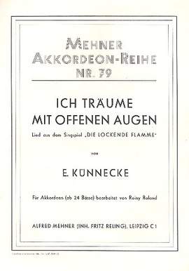 Kuenneke, E: Ich träume mit offenen Augen