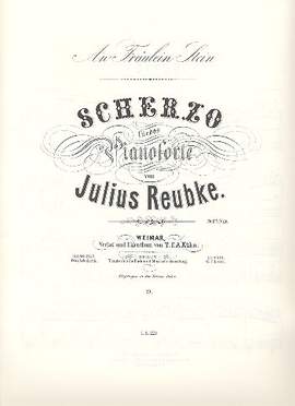 Reubke, J: Scherzo
