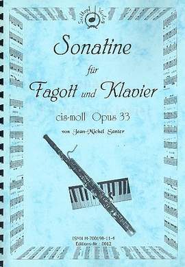 Santer, J: Sonatine cis-Moll op.33 für
